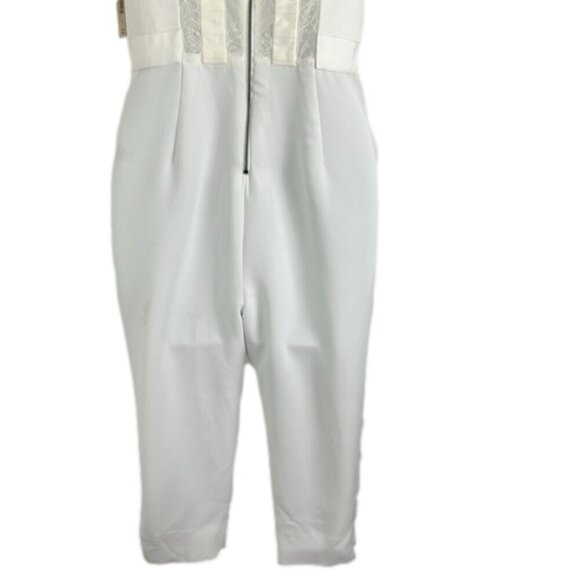 Alice + Olivia NWT Sleeveless Pleated Crepe Jumpsuit - Picture 10 of 14